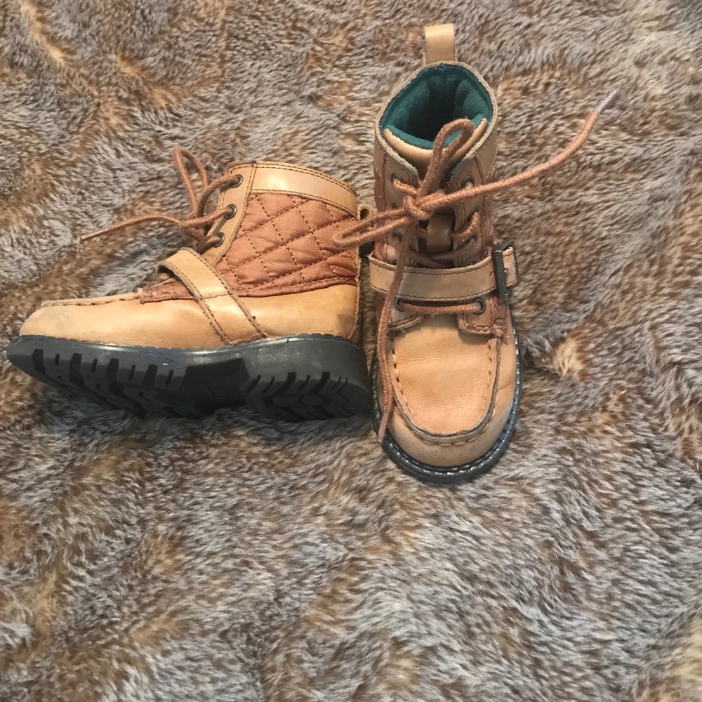 Leather Ralph Lauren boots