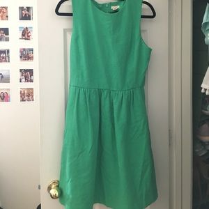 JCREW green dress