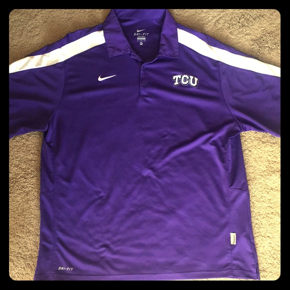 Men's Nike Dri Fit TCU Polo