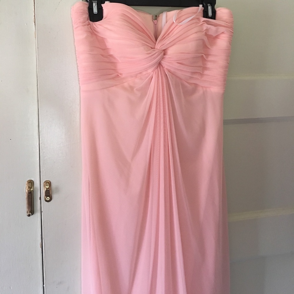 Peach long gown! For prom and events!