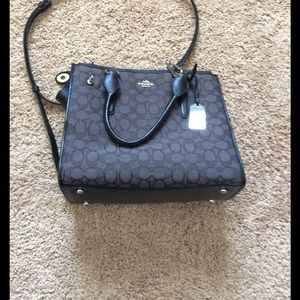 Authentic black Signature Coach purse
