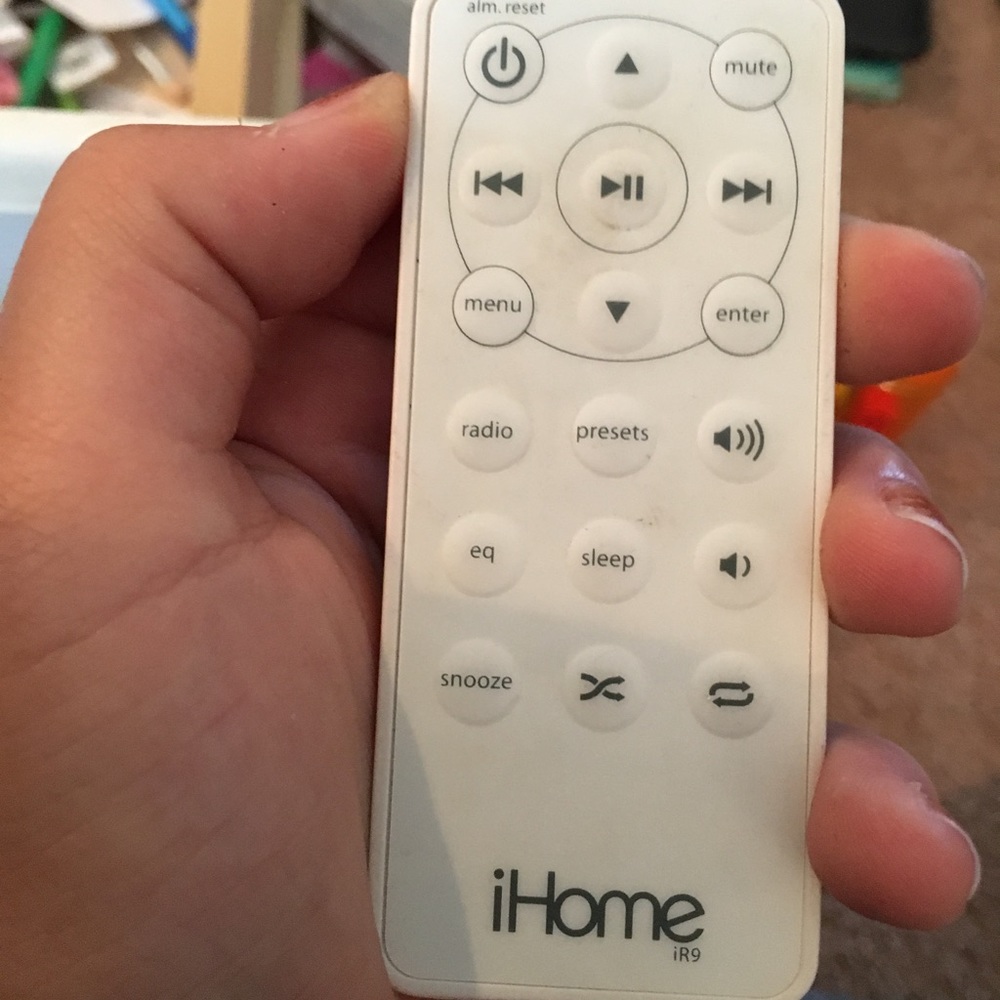 iHome remote