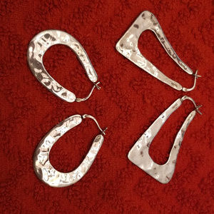 💲PRICE ADJUSTMENT Sterling Silver Earrings 2 Pair