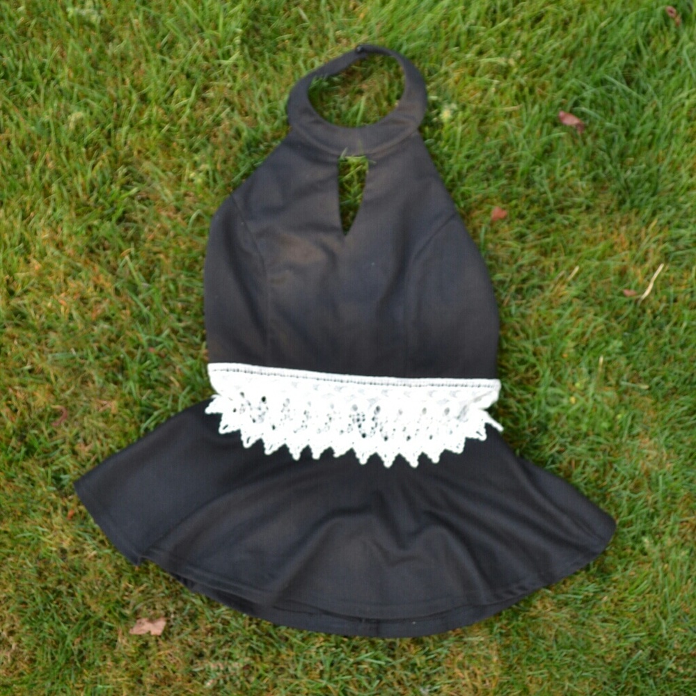 Black Papaya Peplum Top