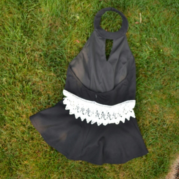 Black Papaya Peplum Top - Picture 4 of 4