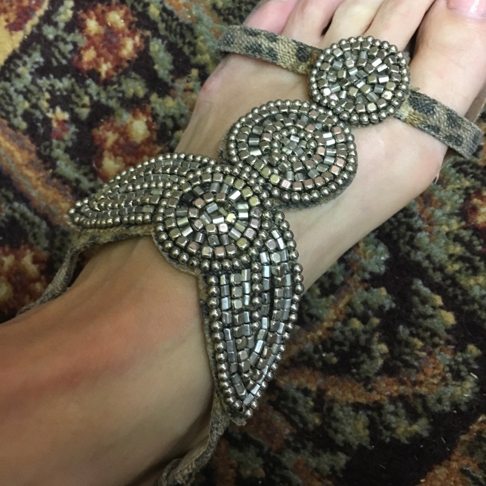 Cute Leopard Strap Sandals - Picture 3 of 3