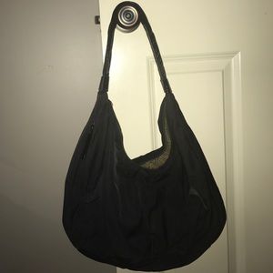 Black, Microfiber Hobo Purse