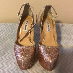 Steve Madden rose gold heels