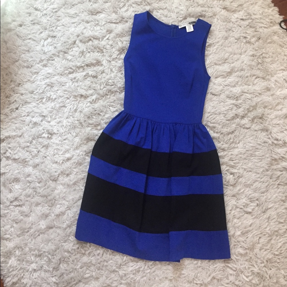 Royal blue Fit & Flare Dress