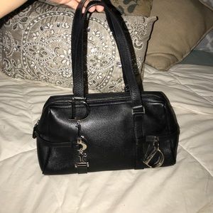 Black Dior mini handbag