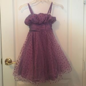 Purple girls dress
