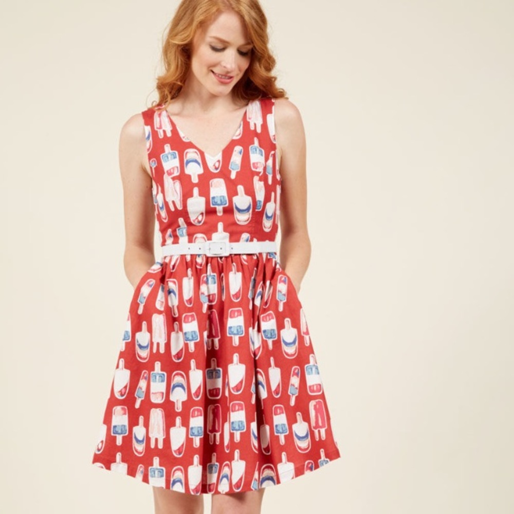 Modcloth: Zest of the Bunch A-Line Dress