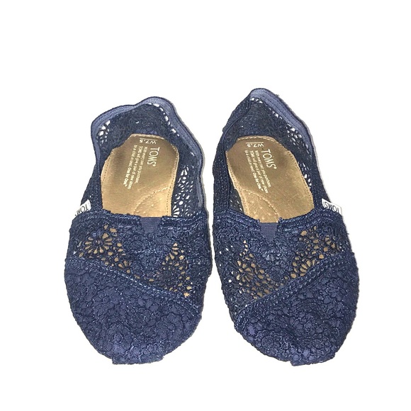 Toms Crochet Slip-Ons - Picture 1 of 2