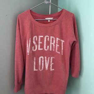 pink VS sweatshirt