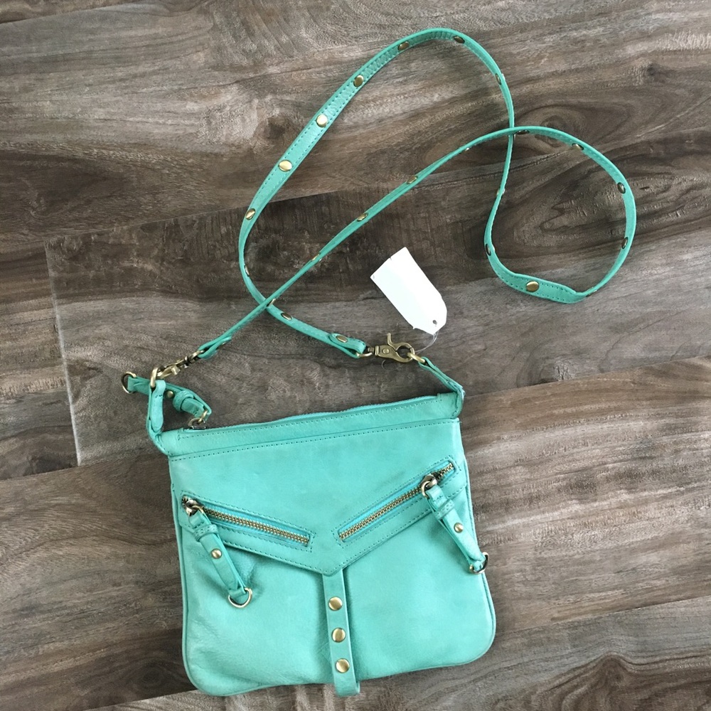 Turquoise Hippie-chic Leather handbag