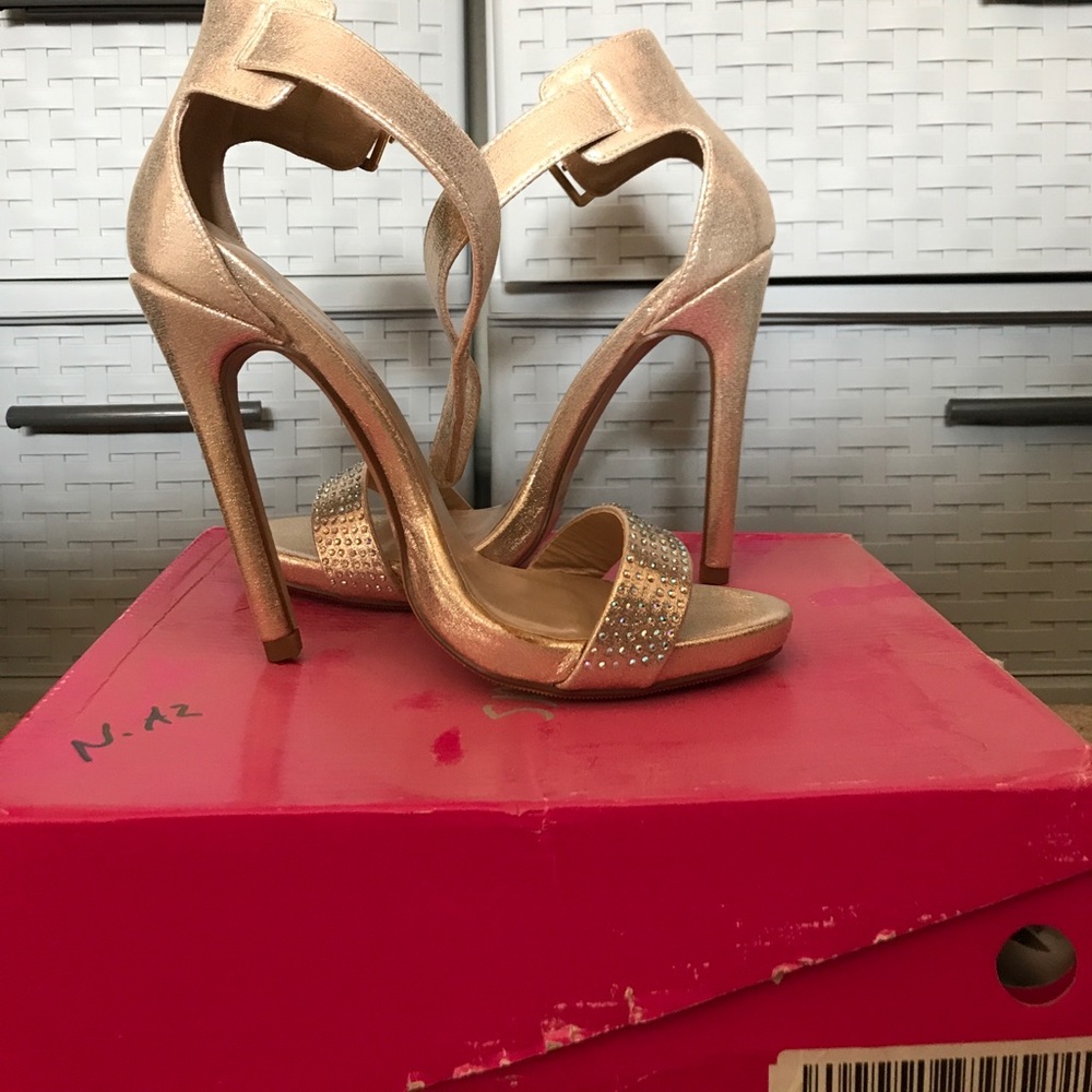 Gold heels