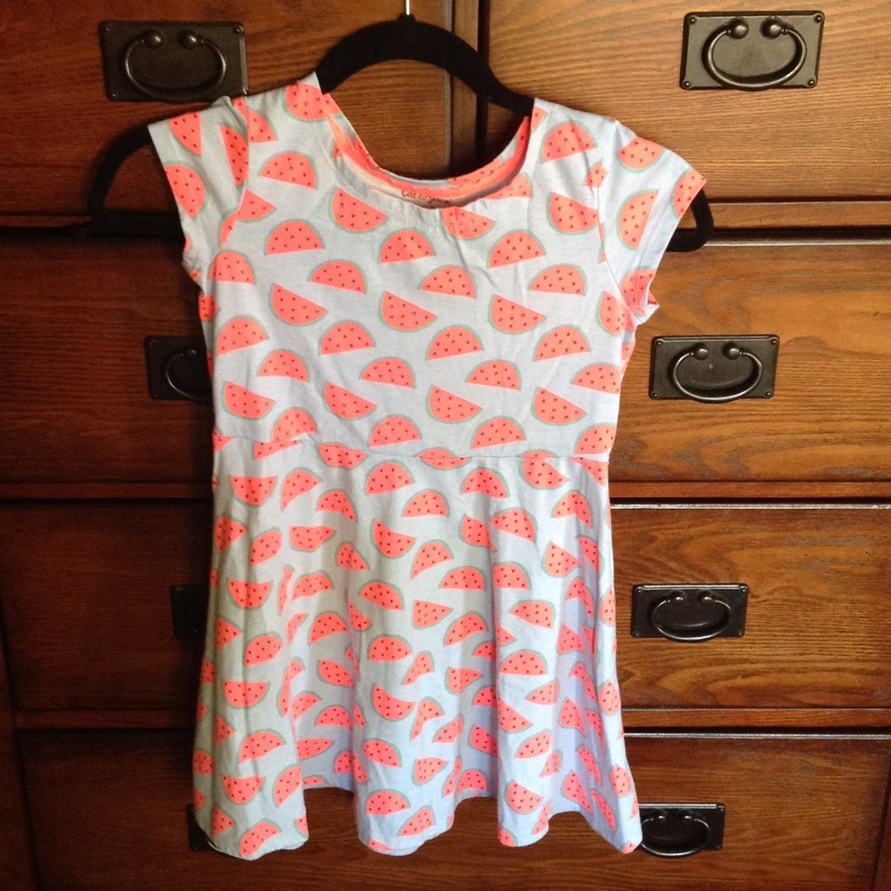 ❗️5 for $25❗️🎀Girls Cat & Jack watermelon dress