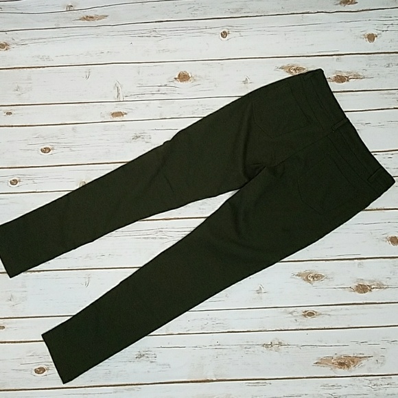 **SOLD** NEW Dark Green Skinny Leggings Pants - Picture 5 of 7