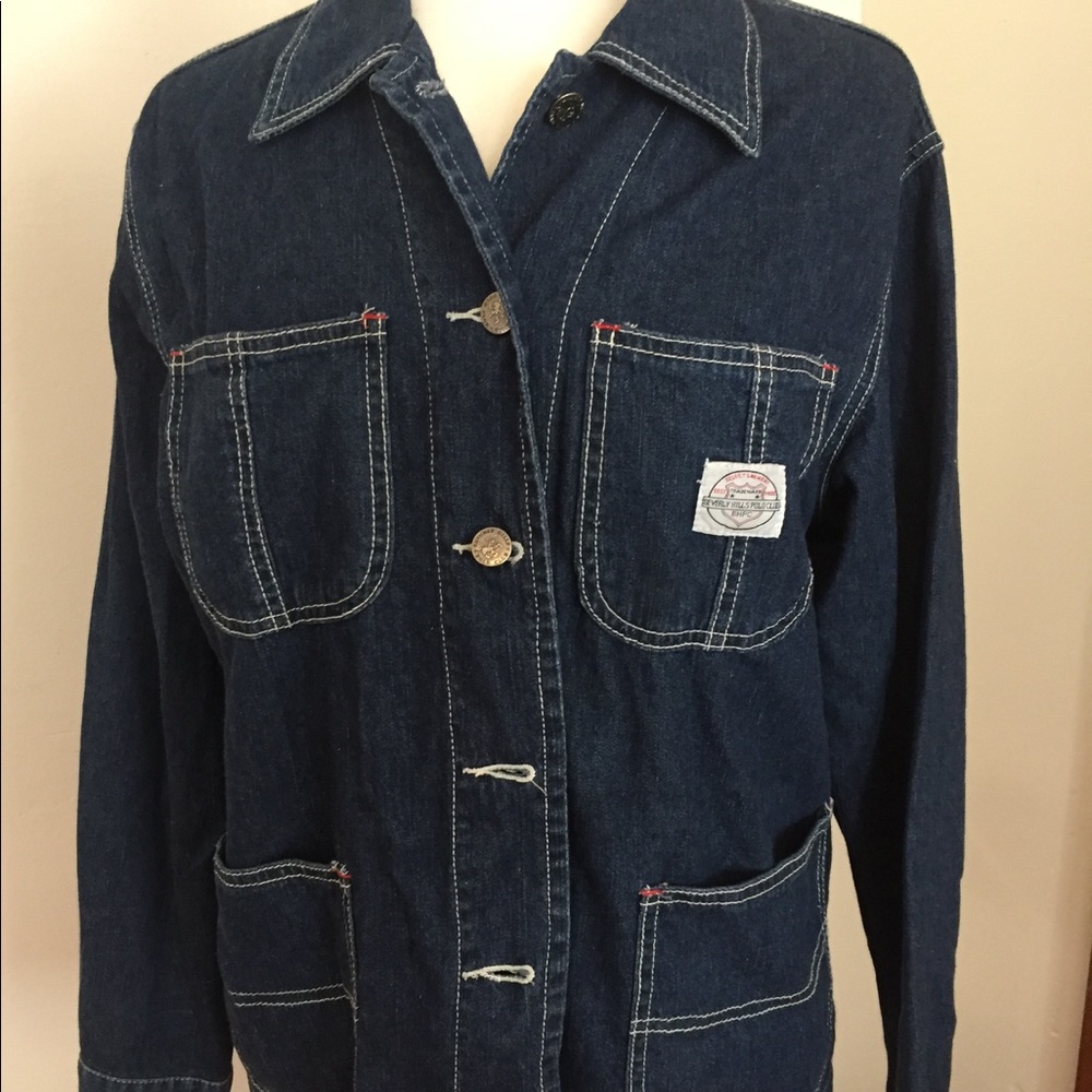 Denim work jacket