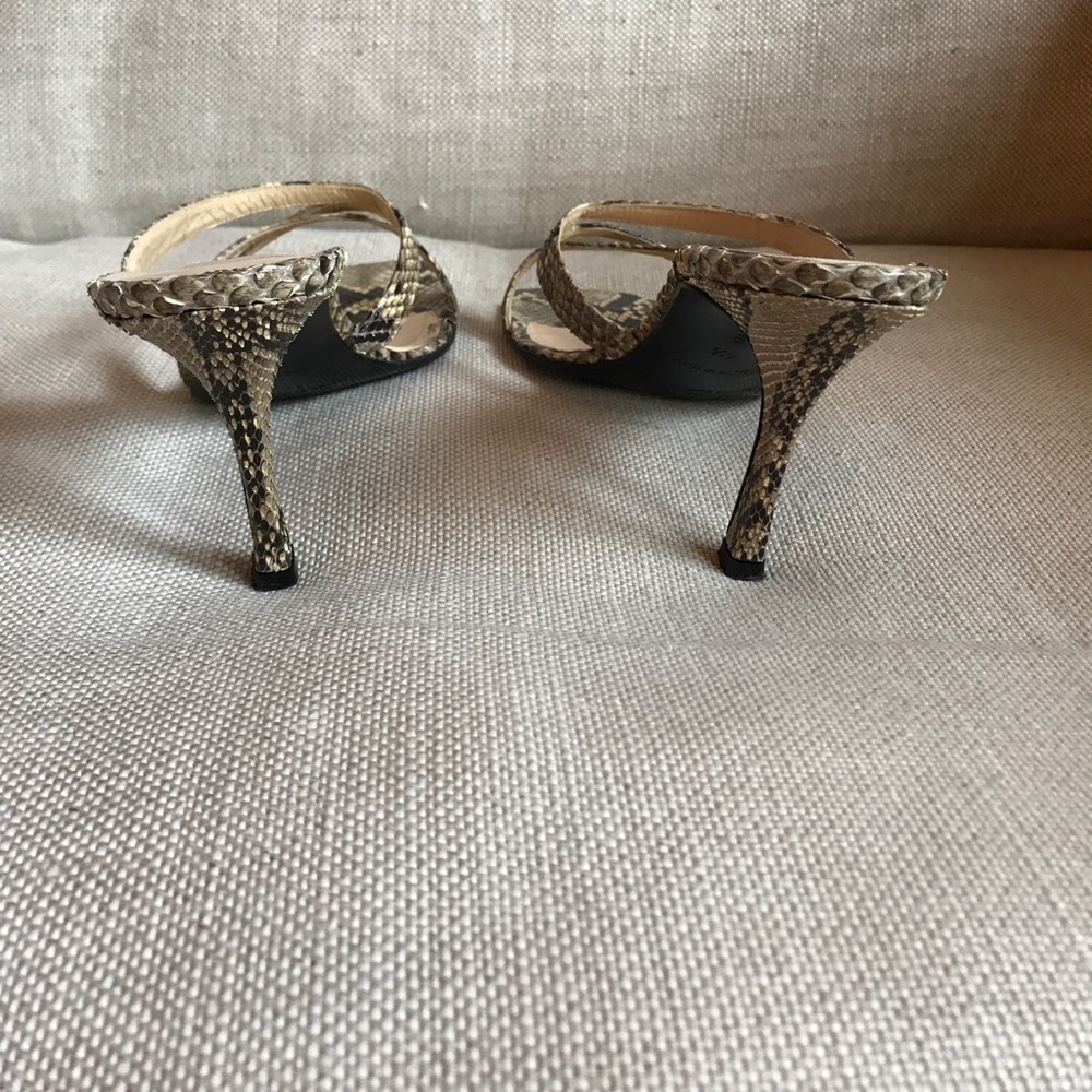 NOT AVAILABLE Snakeskin mules - Picture 4 of 6