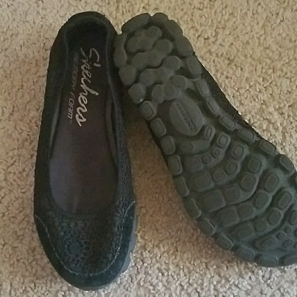 Sketchers memory foam flats.