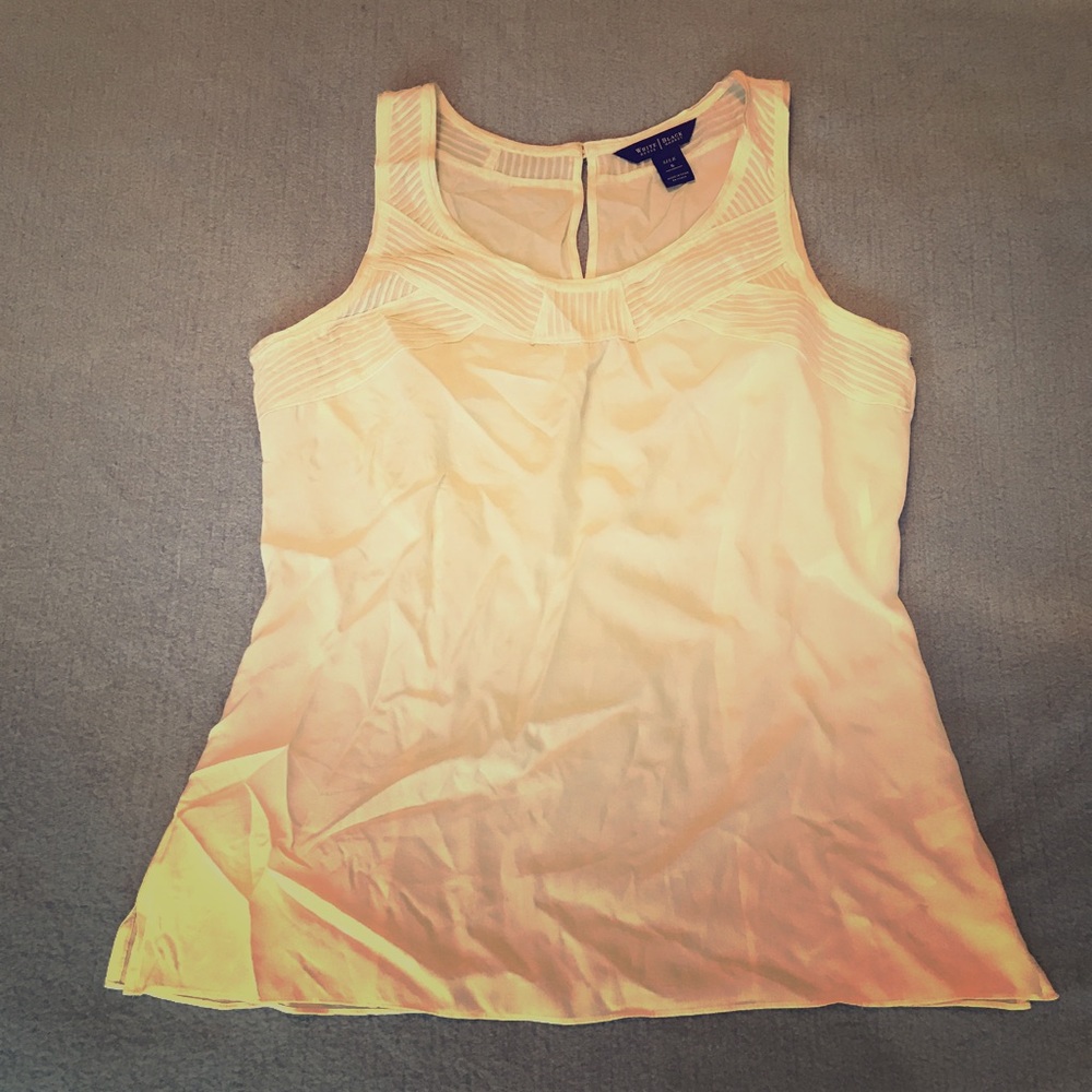 100% White Silk Blouse