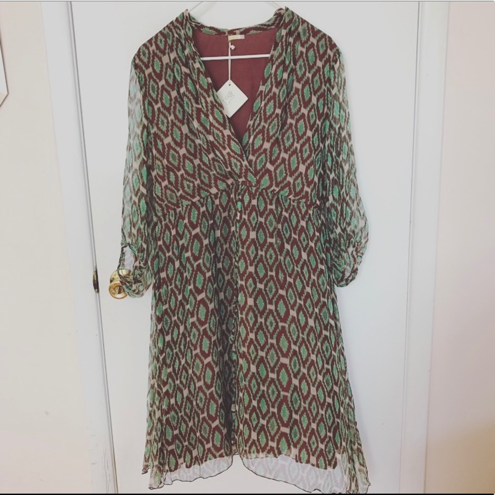 Never worn Matta chiffon dress