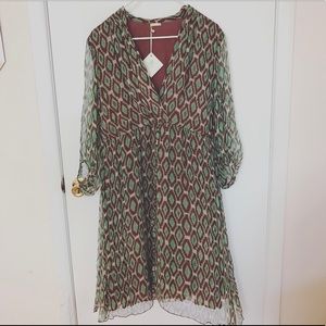 Never worn Matta chiffon dress