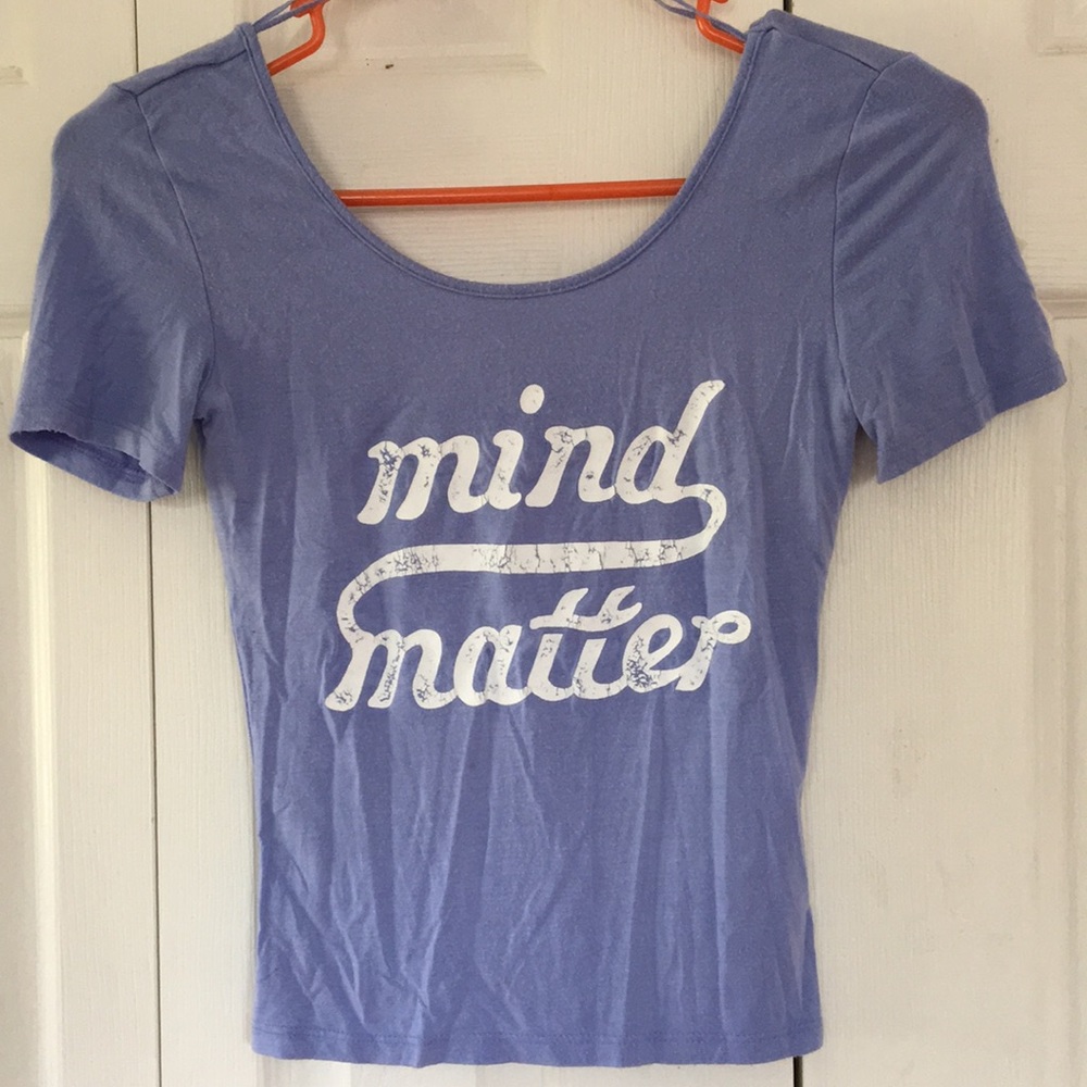 "Mind Over Matter" crop top from AEROPOSTALE