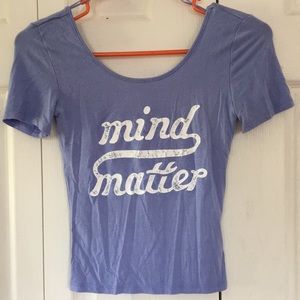 "Mind Over Matter" crop top from AEROPOSTALE