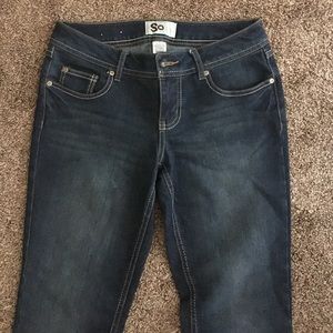 Cotton poly spandex Flared jeans size 7