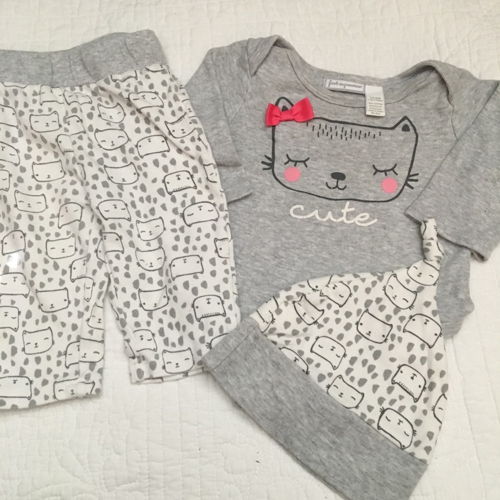 Kitten pajama set