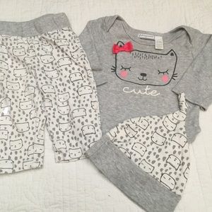 Kitten pajama set