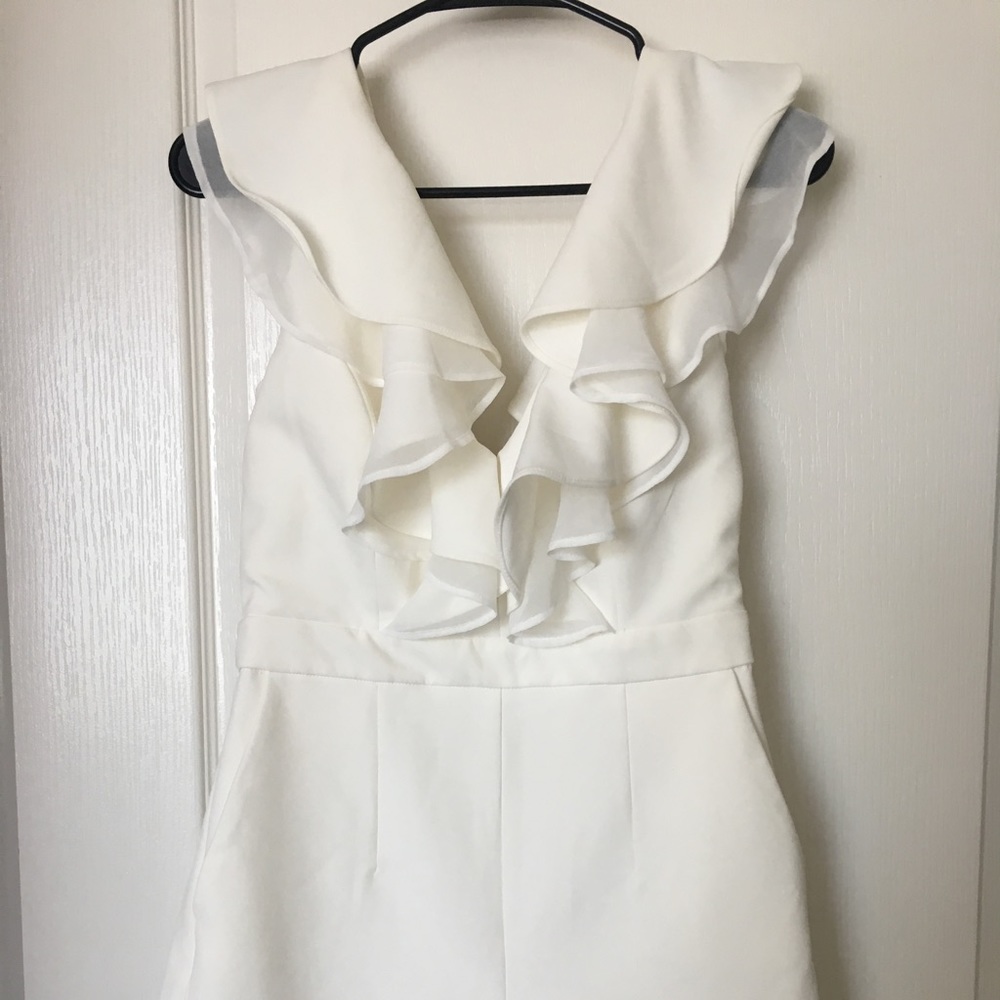 Bardot white romper.  New with tags