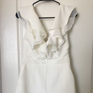 Bardot white romper.  New with tags