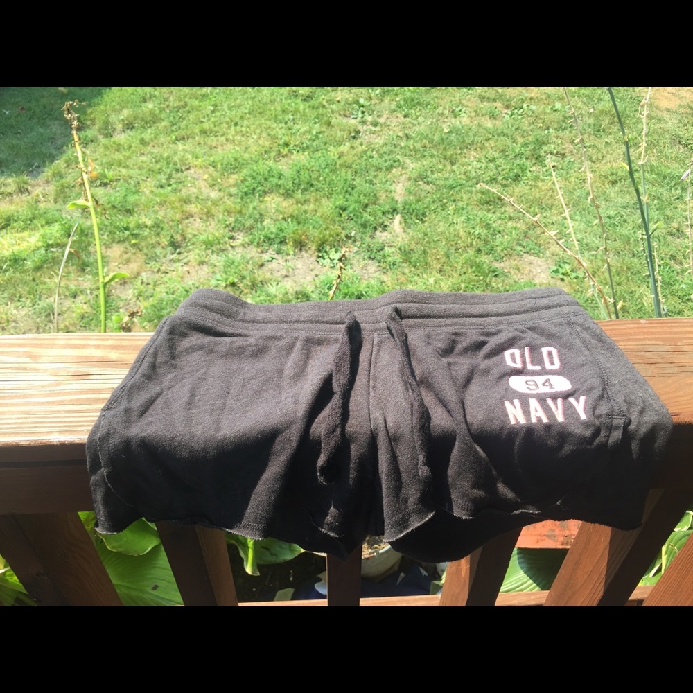 Soft Old Navy workout and/or pajama shorts.