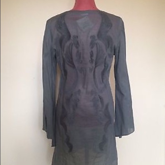 La Perla Gray Swim Cover Up size 6 - Picture 2 of 4