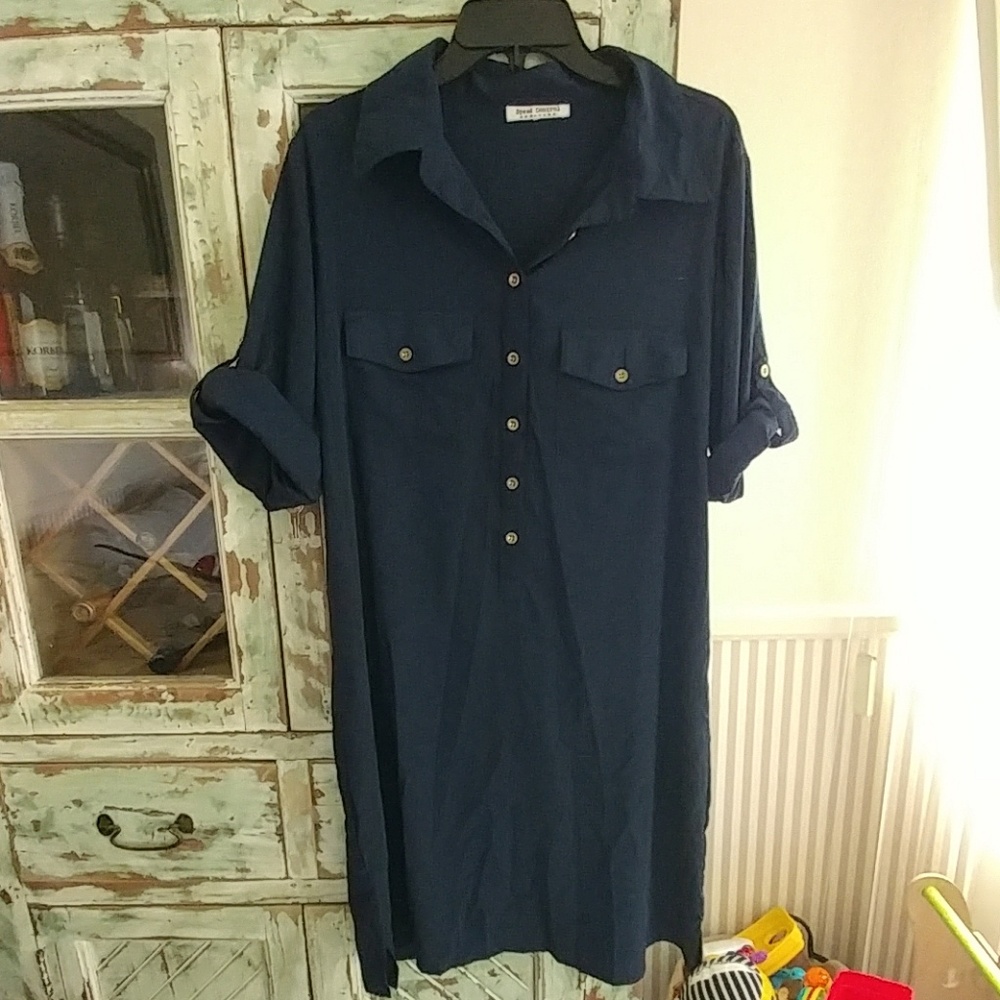 Speed Control Shirt Dress