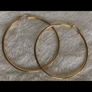 Gold Hoop Earrings