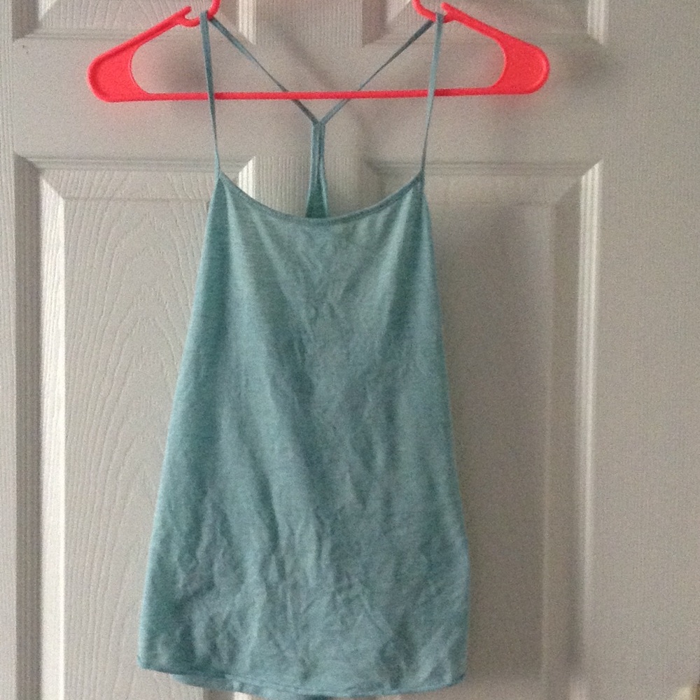 Tifiny blue tank top by essentials by full tilt