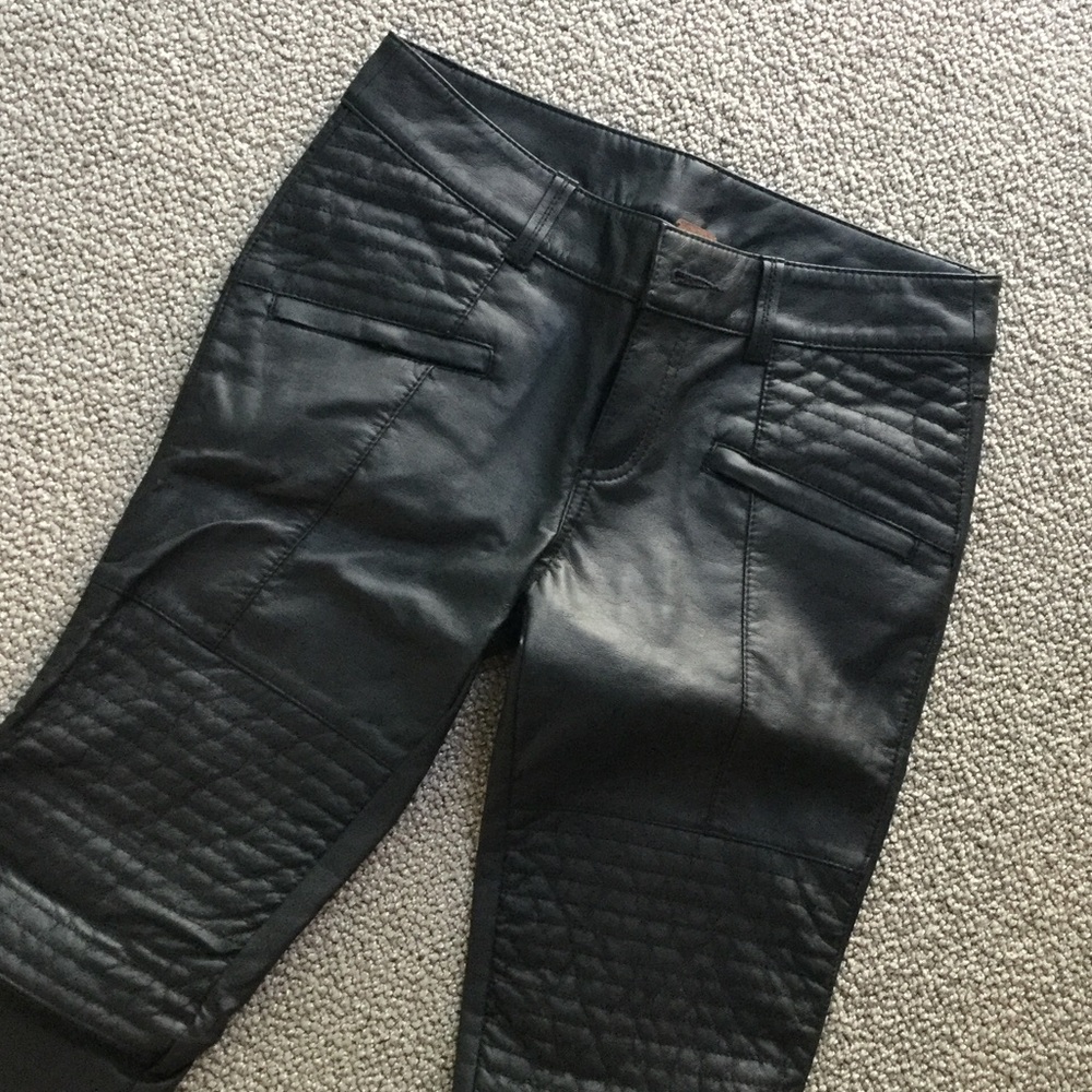 Free people leather pants
