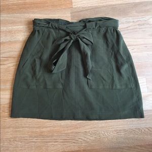 Madewell Silk Lookout Skirt