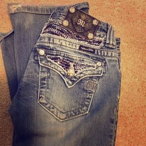 Size 26 Miss Me Bootleg Jeans