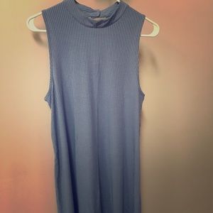 High neck blue sweater dress ✨