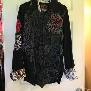 Rebel Spirit Dress Shirt size xl