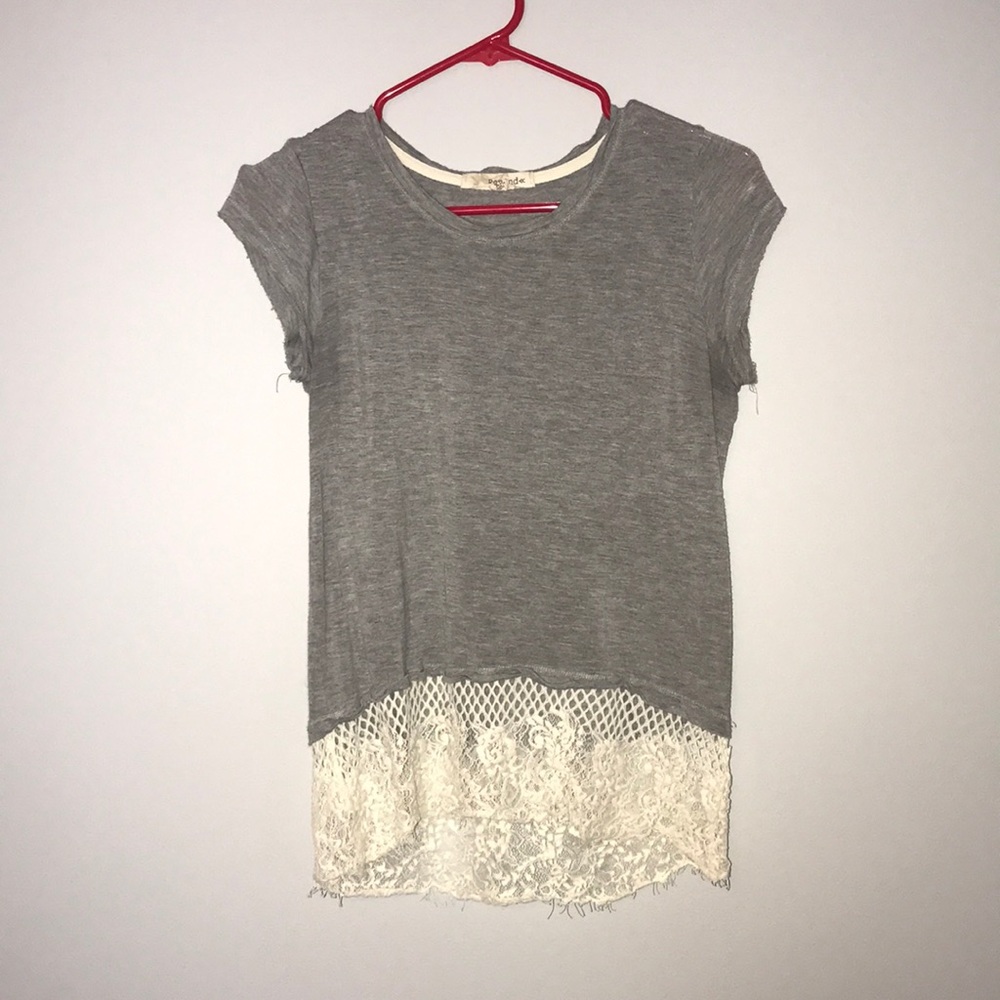 tee with added lace