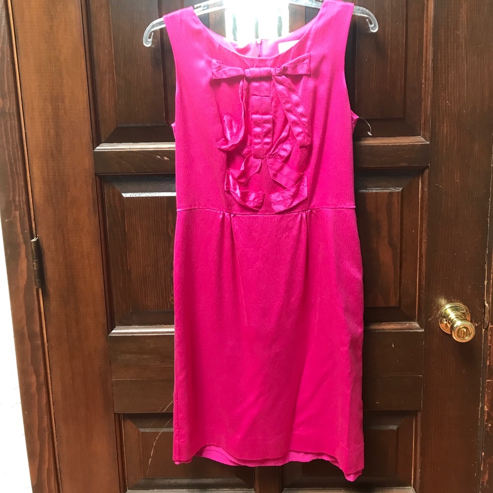 Pink Silk Kate Spade Cocktail Dress