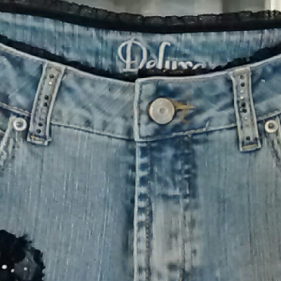 Lace and Sparkle Jeans - Picture 3 of 5