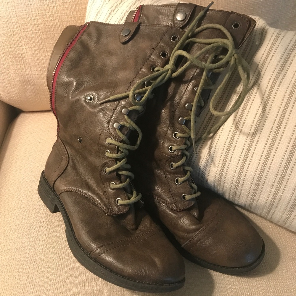 Madden girl combat boots