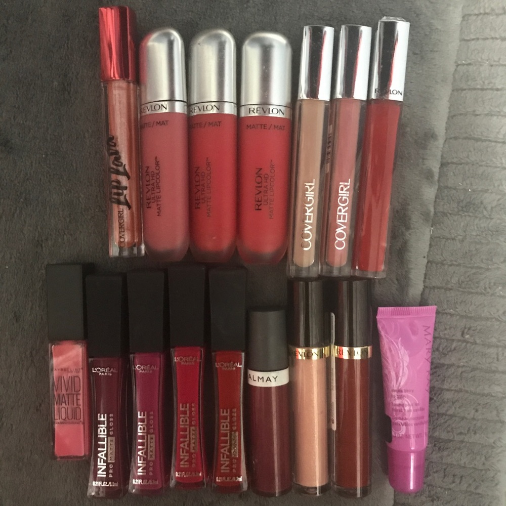 HUGE Liquid Lipstick/Lipgloss Drugstore Bundle